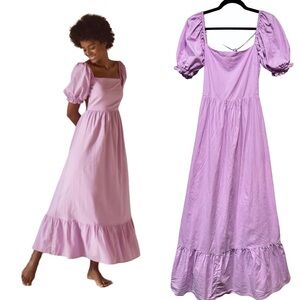 Anthropologie Charlie Holiday Paris Maxi Dress Women’s Size Medium / 6 Lilac